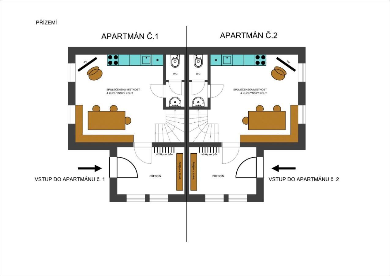 Apartmány Fišerka Rokytnice nad Jizerou Esterno foto